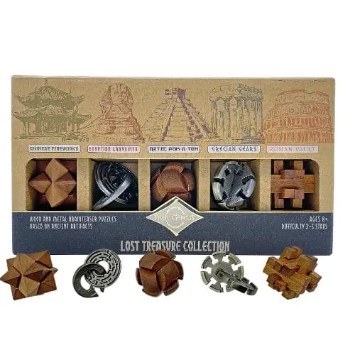 Project Genius Puzzles > Hand Puzzles True Genius Lost Treasure Collection 850044215416 SKU TG452
