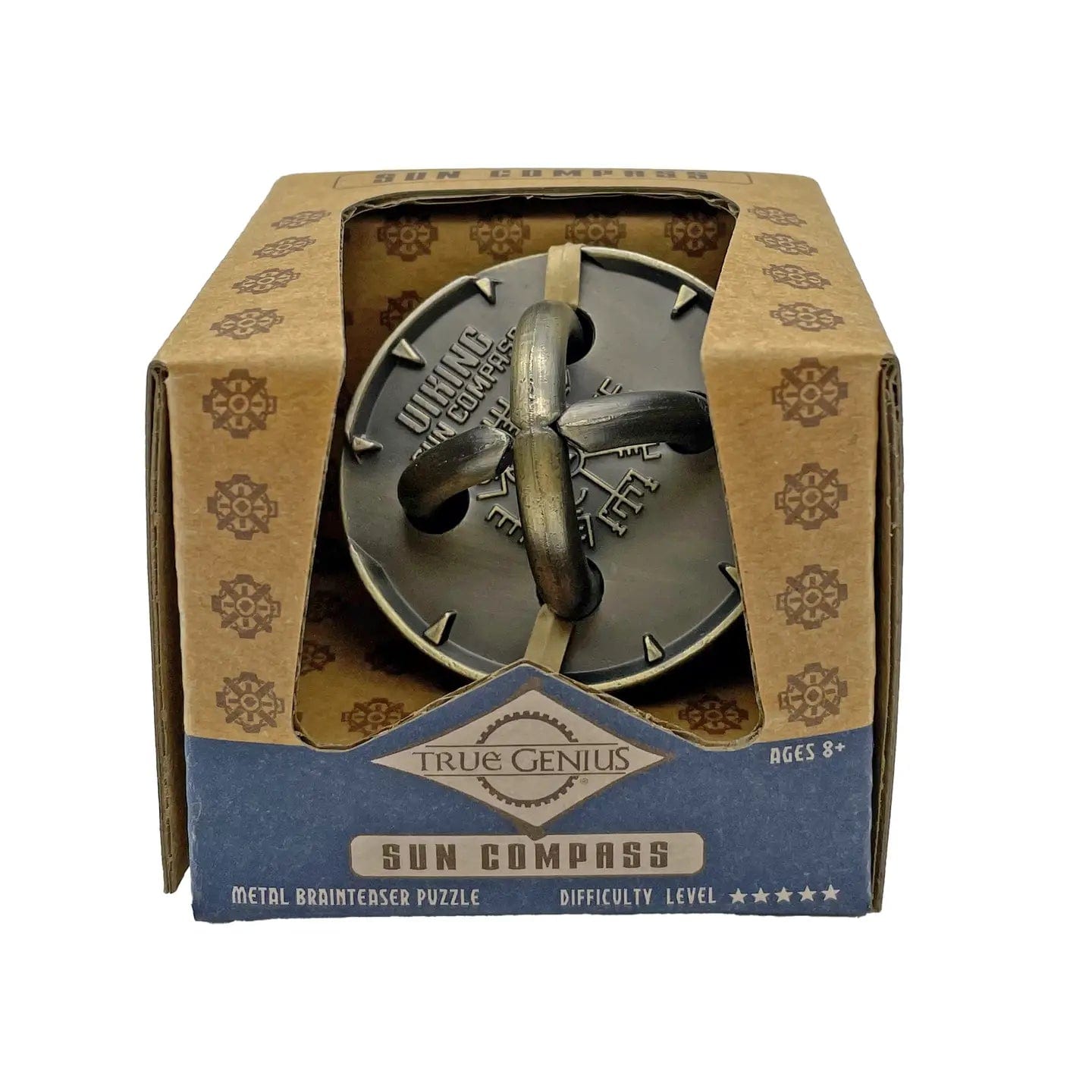 Project Genius Puzzles > Hand Puzzles True Genius Viking Sun Compass 850044215560 SKU TG457