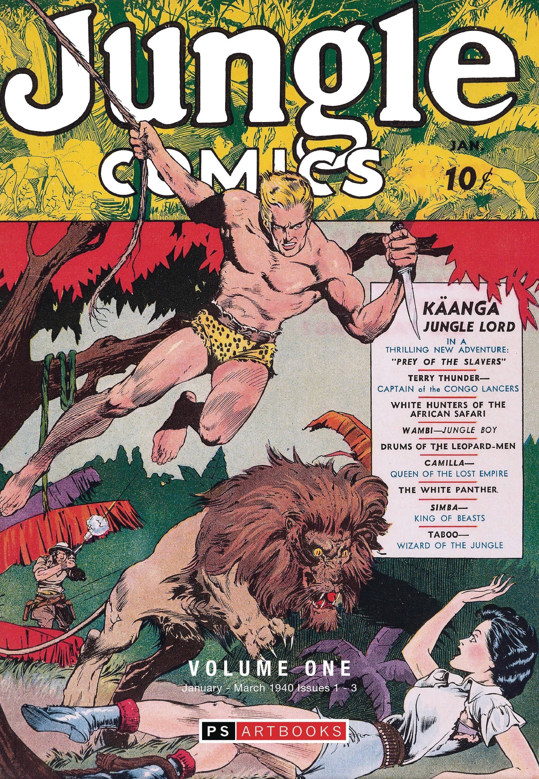 PS ARTBOOKS Graphic Novel Golden Age Classics Jungle Comics HC Vol 01 9781803941707 APR231754