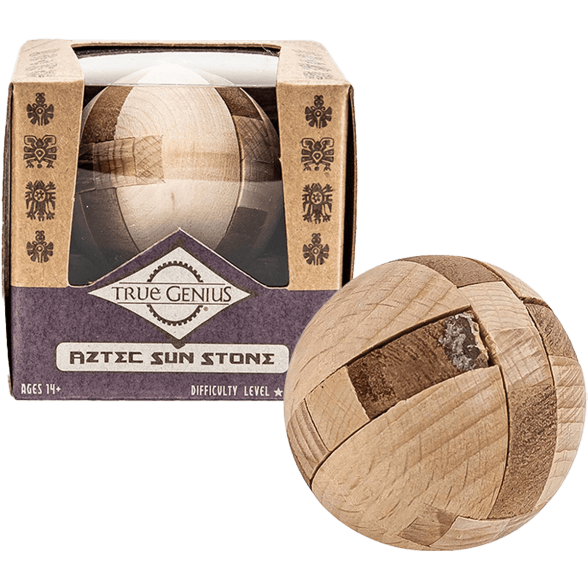 Project Genius Puzzles > Hand Puzzles True Genius: Aztec Sun Stone 852425006293 TG006
