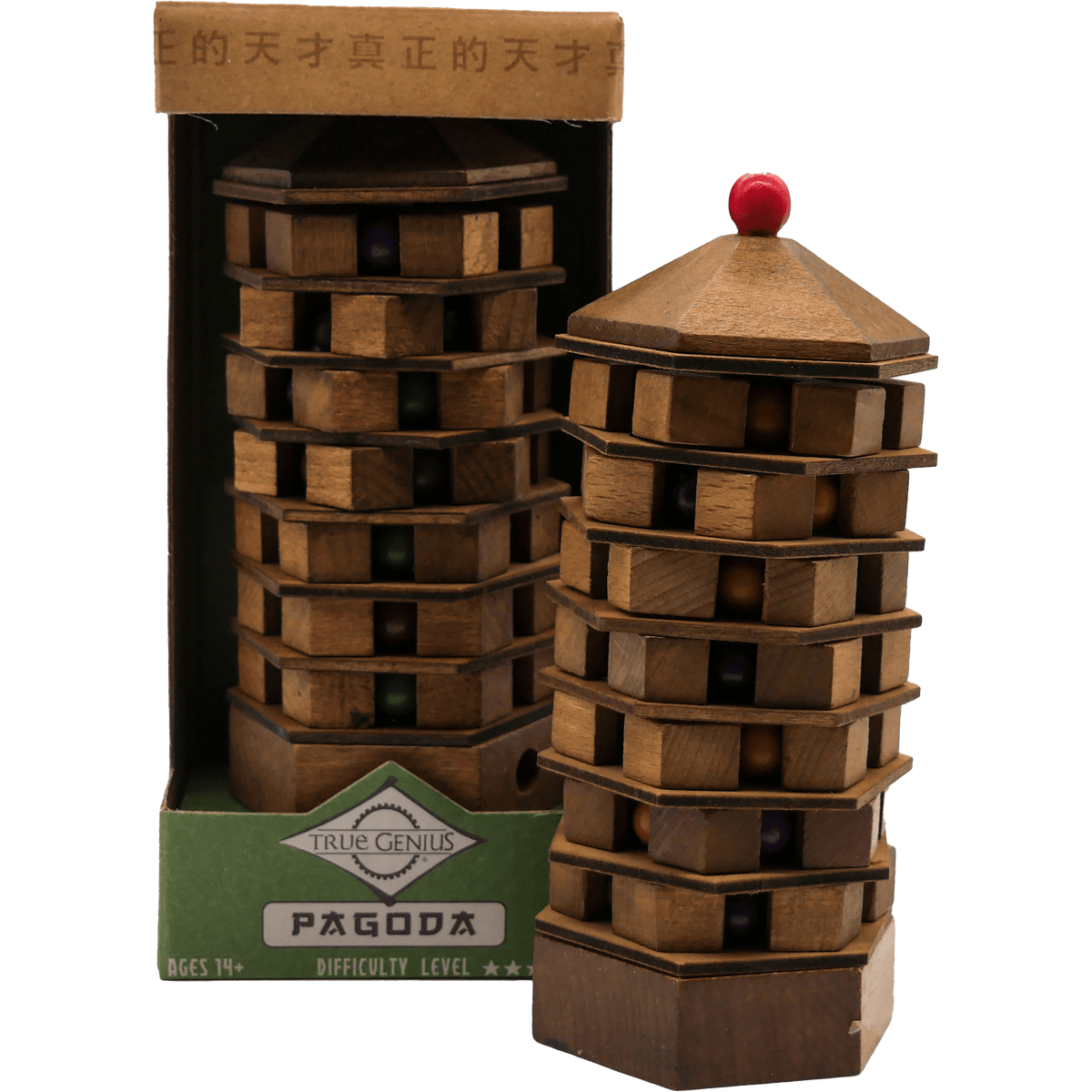 Project Genius Puzzles > Hand Puzzles True Genius: Chinese Pagoda 859155006159 TG311