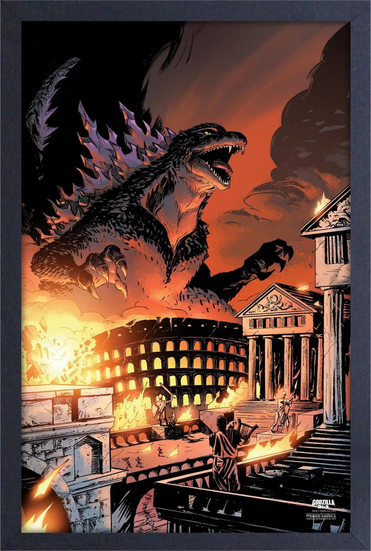 Pyramid America Home > Decor > Wall Art Godzilla - Rage Across Time (11"x17" Gel-Coat) 638211016352 PAE84397F