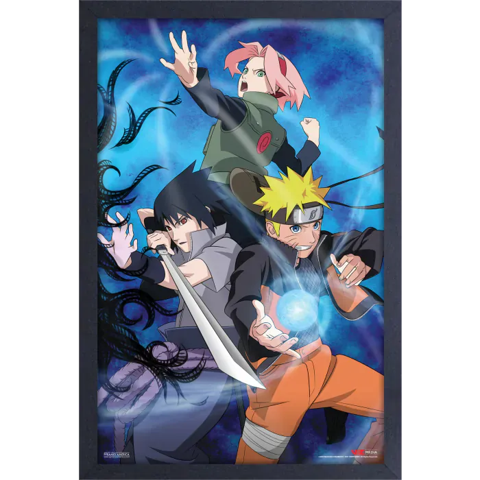 Pyramid America Home > Decor > Wall Art Naruto - Group Fight Pose (11"x17" Gel-Coat) 638211412437 PAE83813F