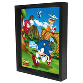 Pyramid America Home > Decor > Wall Art Sonic The Hedgehog - Mania (8"x10" Lenticular Shadow Box) 638211644180 EPPLA81161F