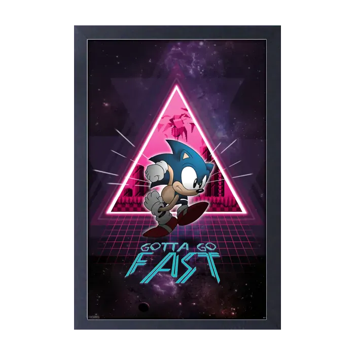 Pyramid America Home > Decor > Wall Art Sonic the Hedgehog - Neon Space (11"x17" Gel-Coat) 638211195484 PAE81734F