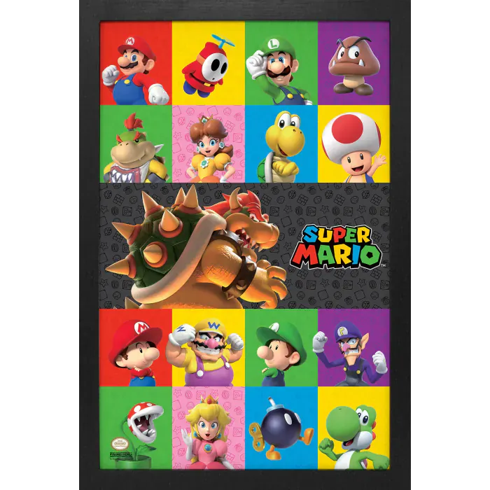 Pyramid America Home > Decor > Wall Art Super Mario - 3D World - Friends & Foes (11"x17" Gel-Coat) 638211421255 PAE84212F
