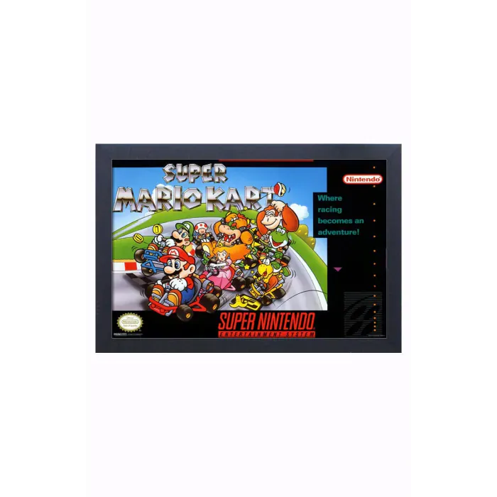 Pyramid America Home > Decor > Wall Art Super Mario Kart - Cover (17"x11" Gel-Coat) 638211872071 PAE80179F