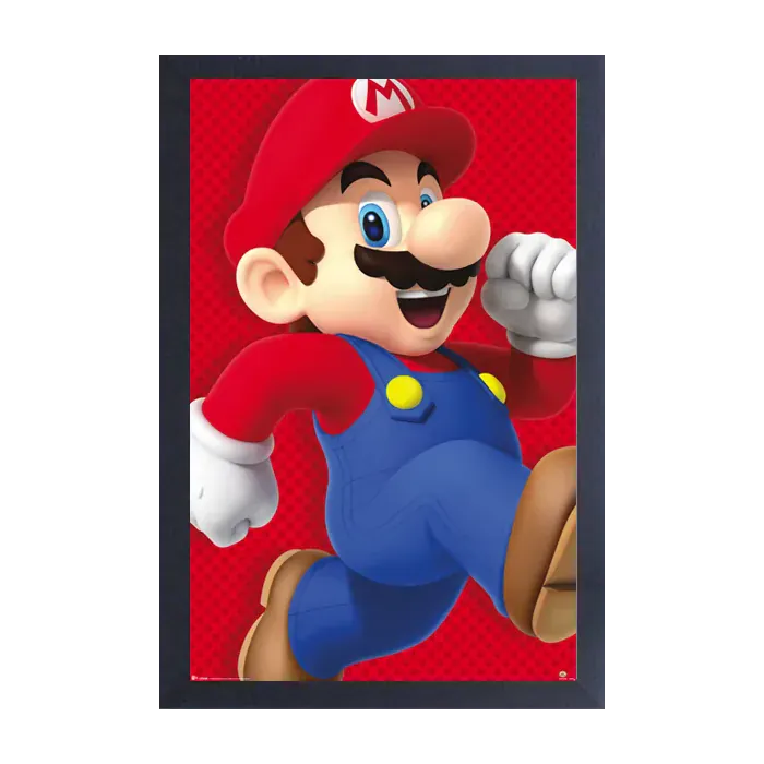Pyramid America Home > Decor > Wall Art Super Mario - Mario Running (11"x17" Gel-Coat) 638211883602 PAE34104F