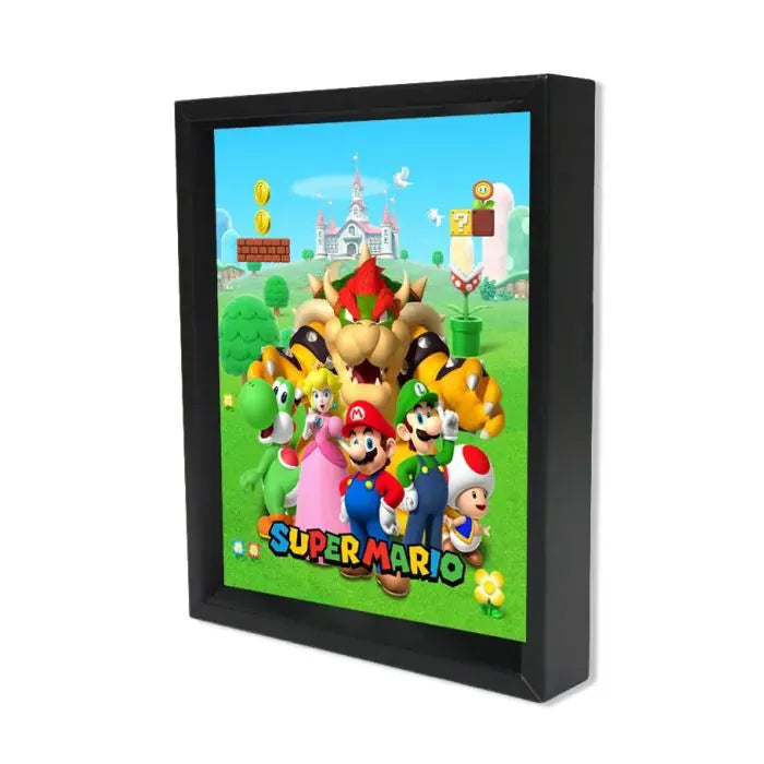 Pyramid America Home > Decor > Wall Art Super Mario - Outdoor Group (8"x10" Lenticular Shadow Box) 638211642469 EPPLA79984F