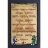 Pyramid America Home > Decor > Wall Art Zelda - Ocarina of Time/Majora's Mask - Songs of the Ocarina (11"x17" Gel-Coat) 638211871654 PAE00668F