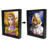 Pyramid America Home > Decor > Wall Art Zelda - Ocarina of Time - Zelda to Sheik (8"x10" Lenticular) 638211640328 EPPLA78071F