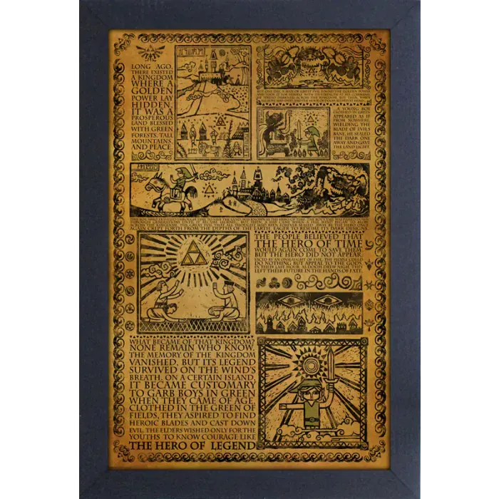 Pyramid America Home > Decor > Wall Art Zelda - Story of the Hero (11"x17" Gel-Coat) 82118716 PAE00686F