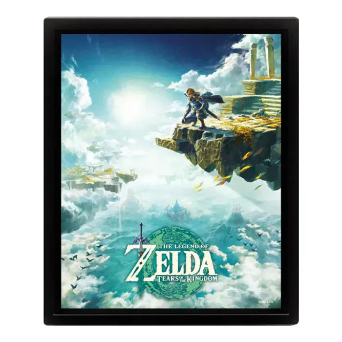 Pyramid America Home > Decor > Wall Art Zelda - Tears of the Kingdom - Hyrule Skies (8"x10" Lenticular Shadow Box) 638211643886 EPPL71551F