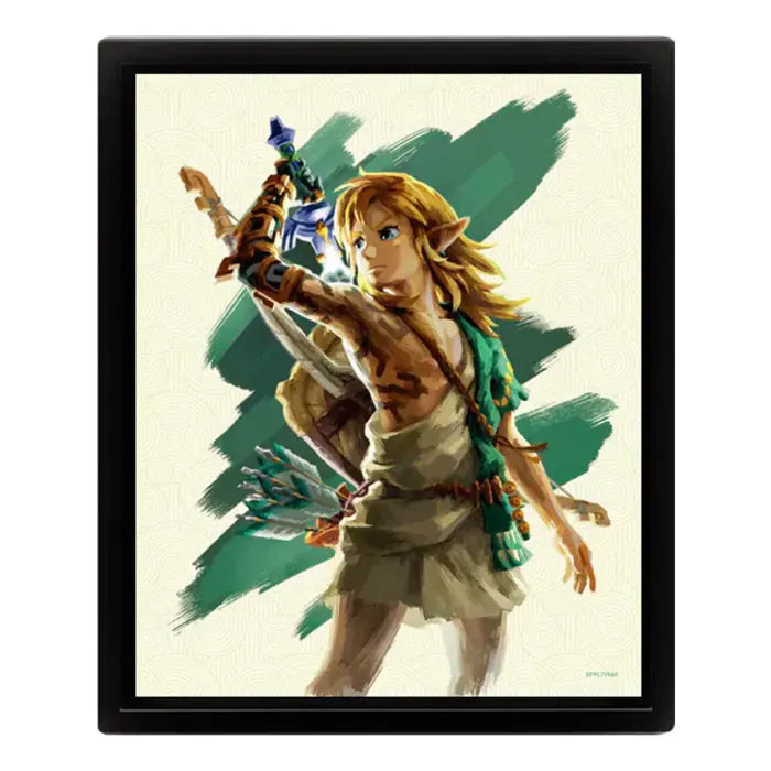 Pyramid America Home > Decor > Wall Art Zelda - Tears of the Kingdom - Link Unleashed (8"x10" Lenticular) 638211643909 EPPL71560F