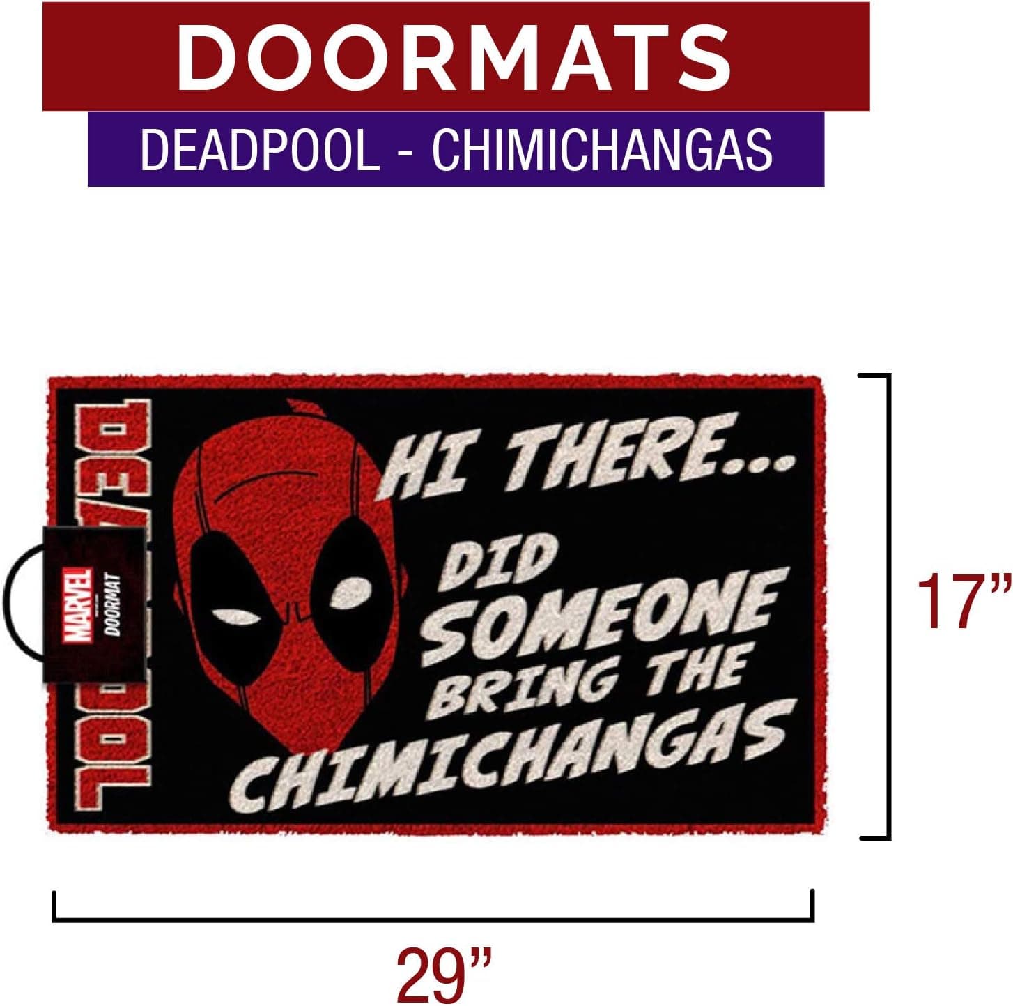 Pyramid America Home > Doormats Deadpool - Chimichangas Doormat 638211211153