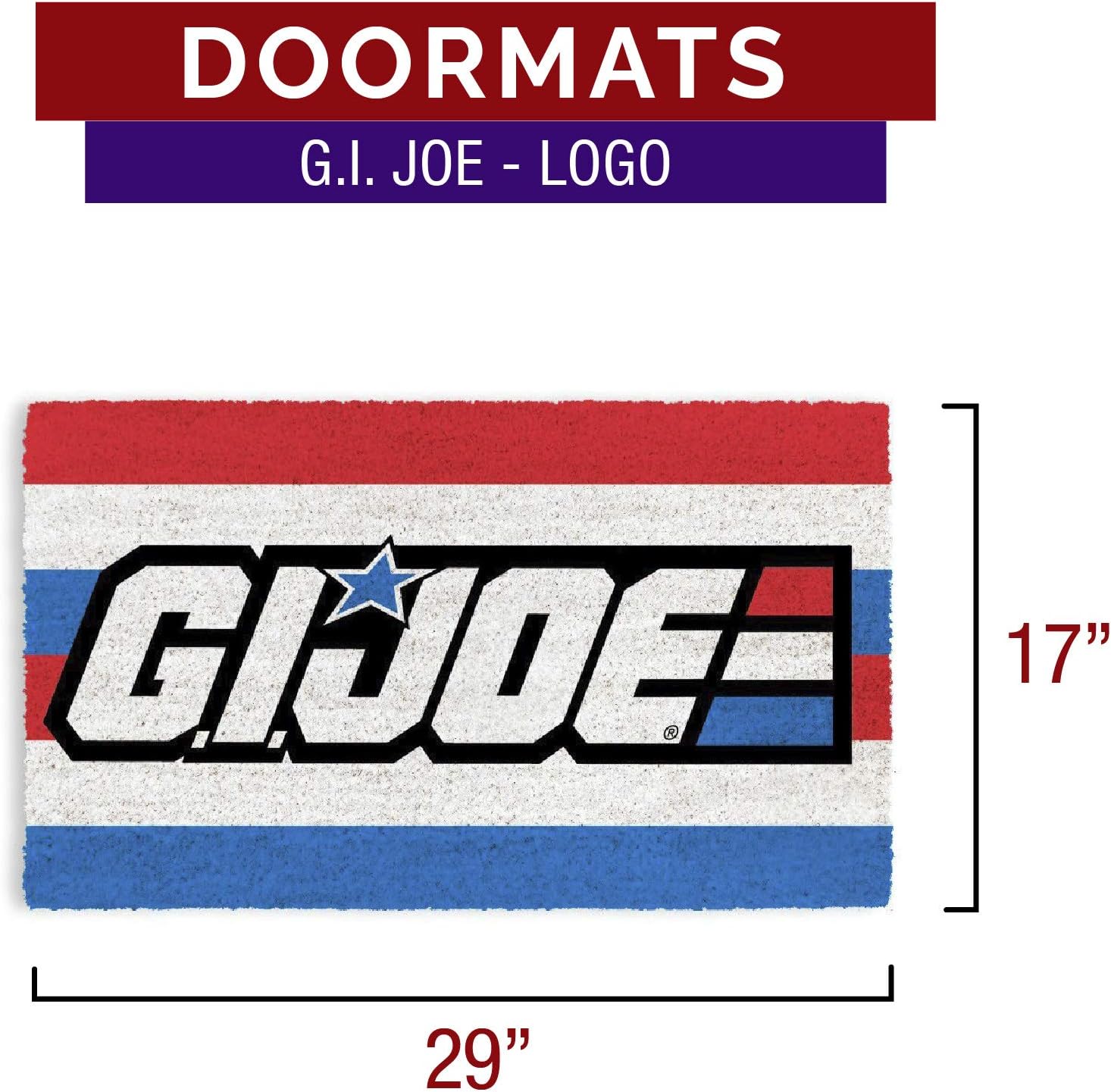 Pyramid America Home > Doormats Gi Joe - Logo Doormat 638211212495