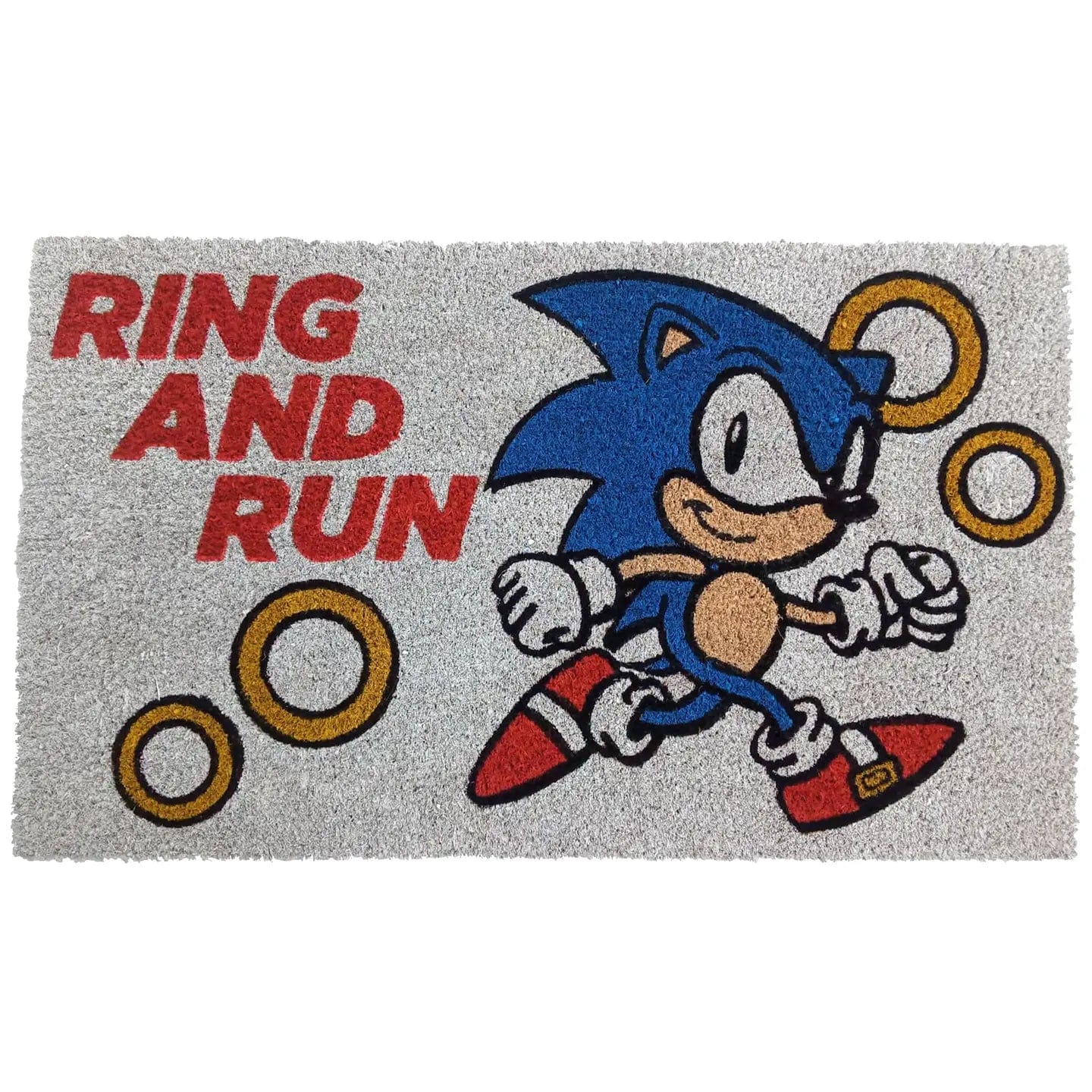 Pyramid America Home > Doormats Sonic - Ring and Run Doormat 638211212068