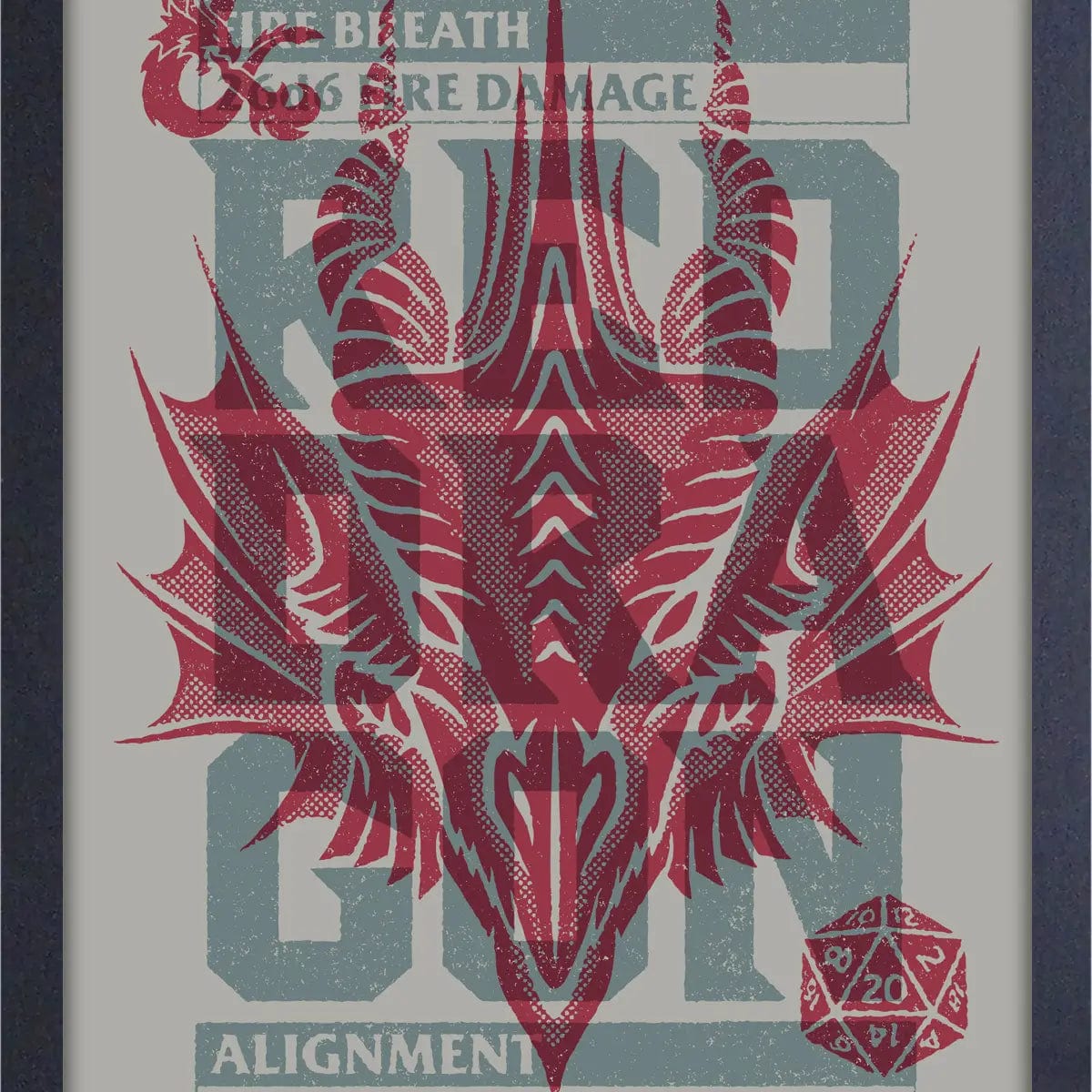 Pyramid America, LP Home > Decor > Wall Art Dungeons & Dragons - Chaotic Evil Framed Print 69826556 PAE83636F