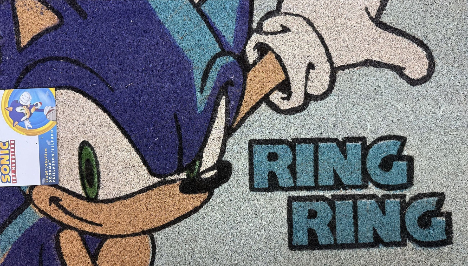 Pyramid America, LP Home > Doormats Sonic the Hedgehog - Ring Ring Doormat 638211914658 GPA70225