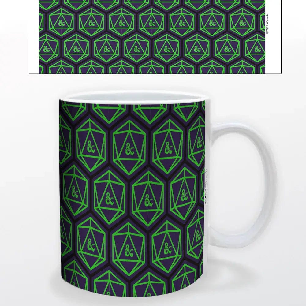 Pyramid America, LP Home > Drinkware > Mugs Dungeons & Dragons – Dice Pattern Mug 11oz 05789948 MGA84250