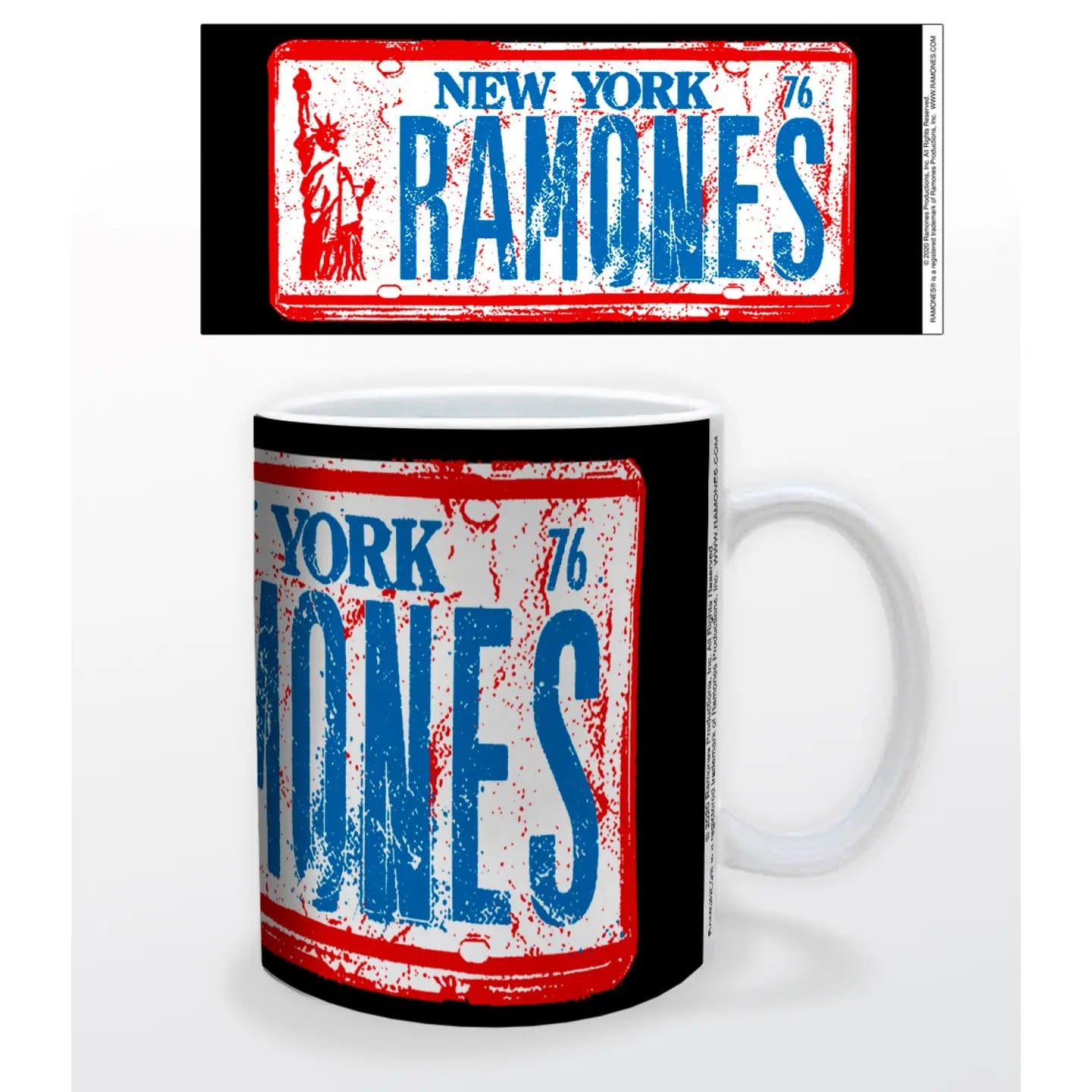 Pyramid America, LP Home > Drinkware > Mugs Ramones - NYC License Plate Mug 11oz 96886012 MGA83844