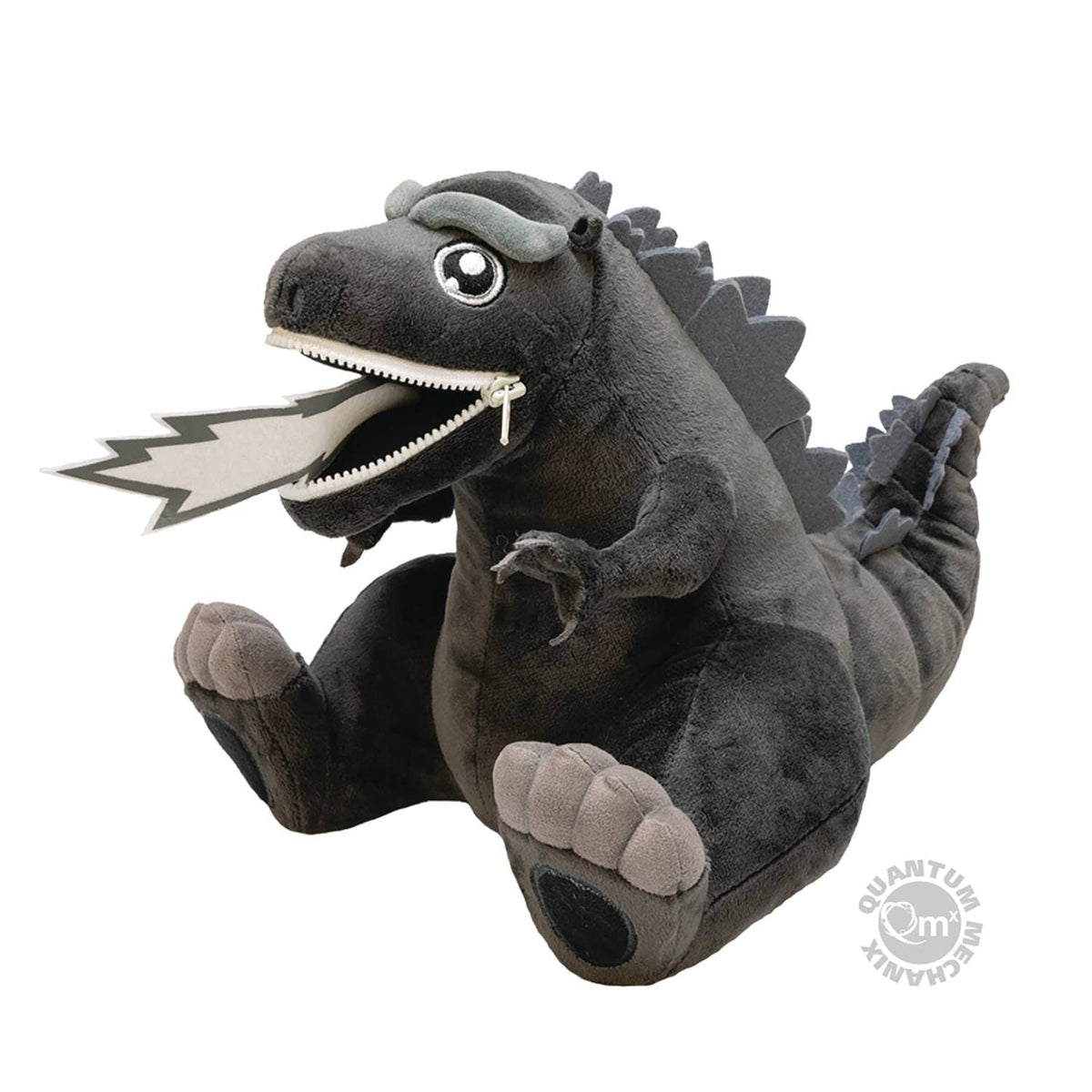 Quantum Mechanix Toys > Plushies QUANTUM MECHANIX: GODZILLA BLACK AND WHITE ZIPPERMOUTH PLUSH 812095025932 STL227579