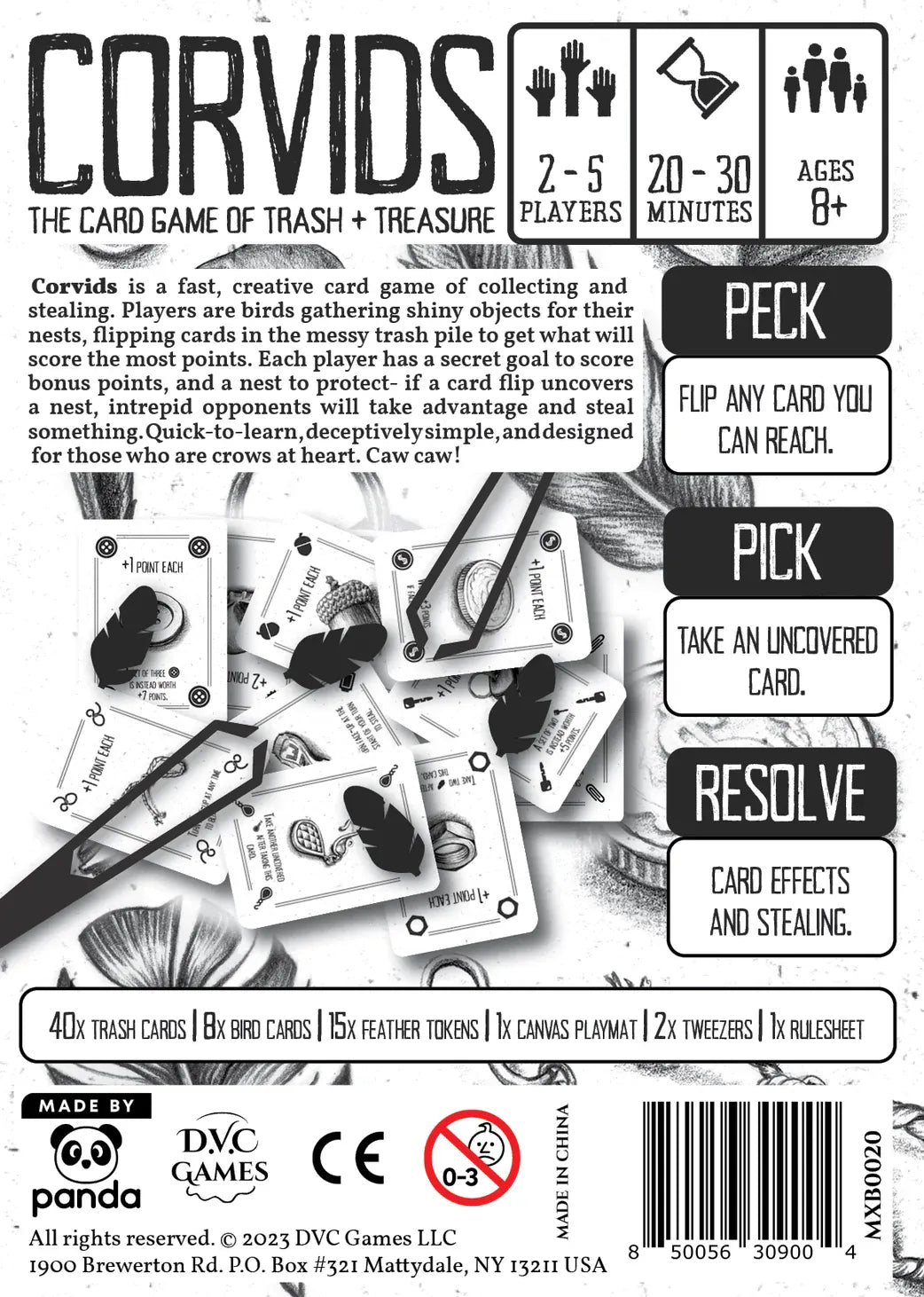 Quarter Master Board Games > Card Games Corvids 850056309004 MXB0020