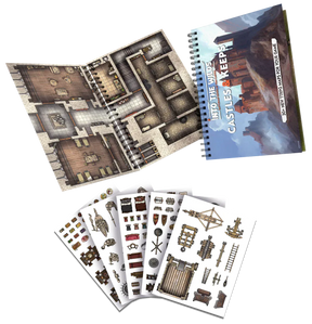 Quarter Master Tabletop Games > Role-Playing Games > Accessories Into the Wilds Battlemap Books - Castles & Keeps 5065015386193 TCITW02001