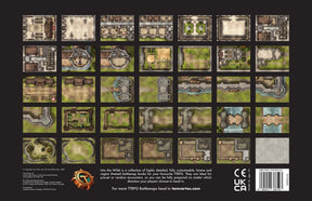 Quarter Master Tabletop Games > Role-Playing Games > Accessories Into the Wilds Battlemap Books - Castles & Keeps 5065015386193 TCITW02001