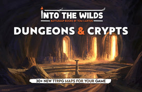 Quarter Master Tabletop Games > Role-Playing Games > Accessories Into the Wilds Battlemap Books - Dungeons & Crypts 5065015386049 TCITW01005