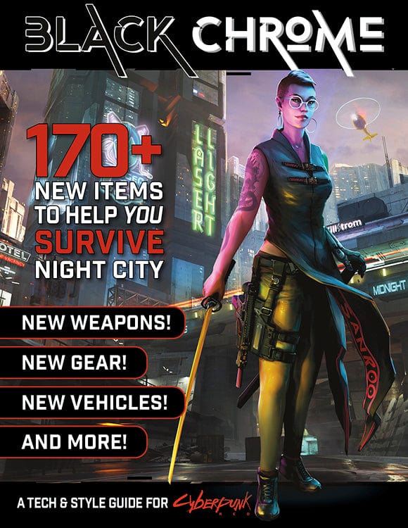 R. Talsorian Games Tabletop Games > Role-Playing Games Cyberpunk RED: Black Chrome 9781950911288 RTG CR3061