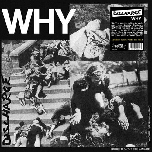 Radiation Reissues Music > Vinyl Records Discharge - Why (Red Vinyl) 8055515232493 RDIA94.1