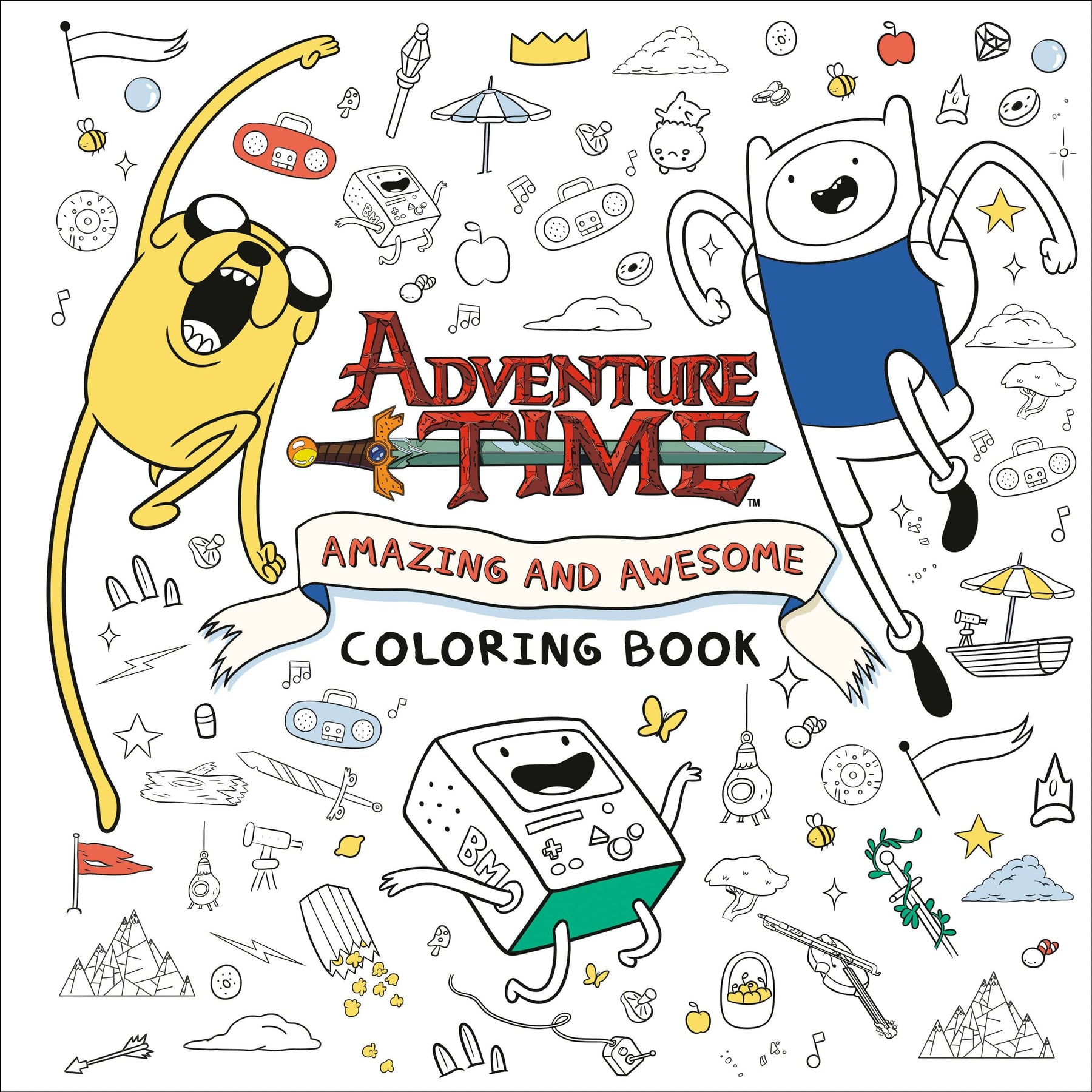 RANDOM HOUSE BOOKS YOUNG READE Books ADVENTURE TIME AMAZING COLORING BOOK SC 978059380880151899 MAR241858