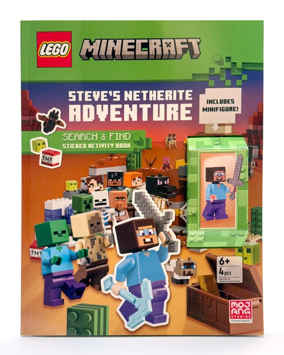 RANDOM HOUSE BOOKS YOUNG READERS Graphic Novel > Kids Steve's Netherite Adventure (LEGO Minecraft) 9798217119172