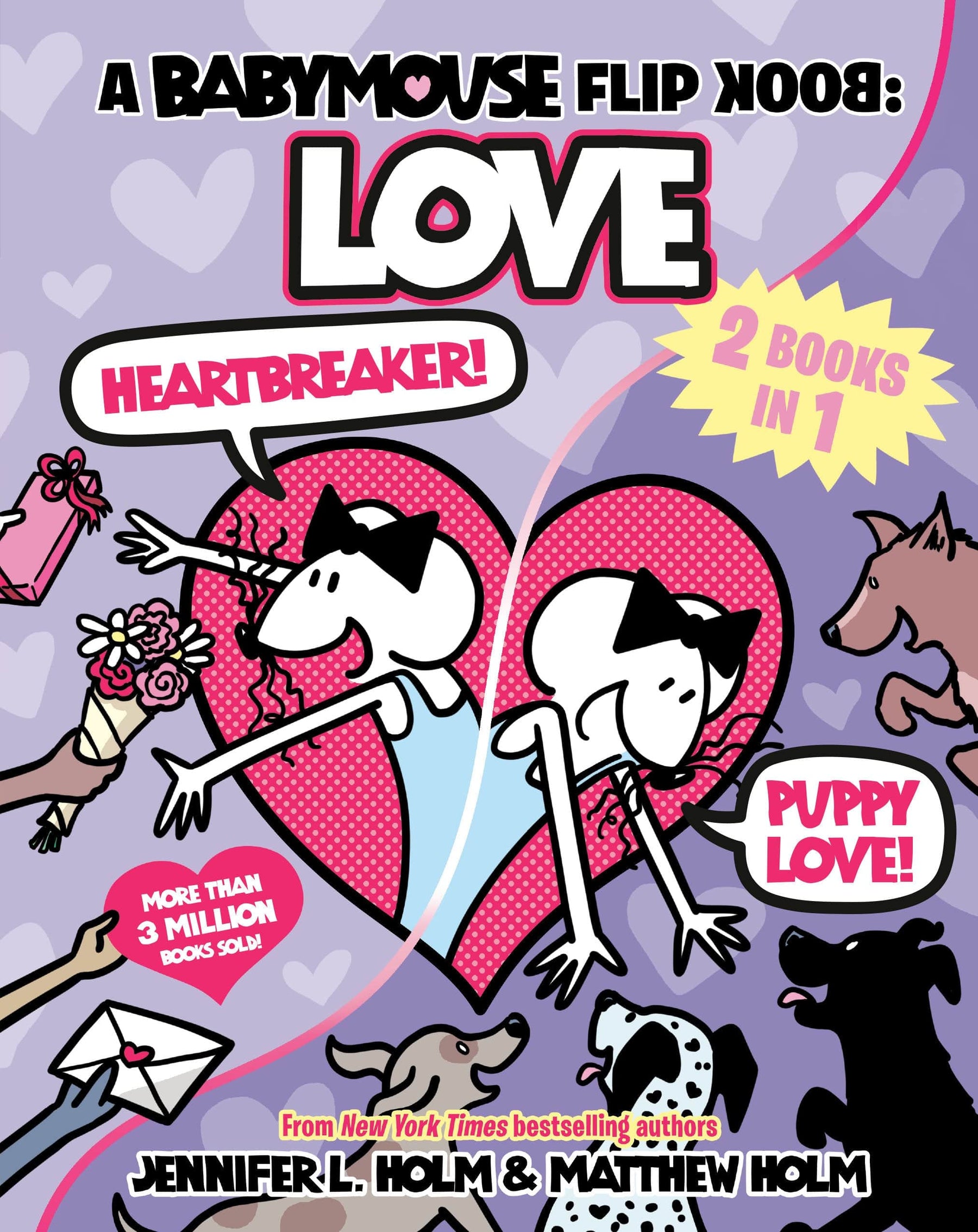 Random House Children's Books Graphic Novel A Babymouse Flip Book: LOVE (Heartbreaker + Puppy Love) TP 9798217115976 PRH-9798217115976