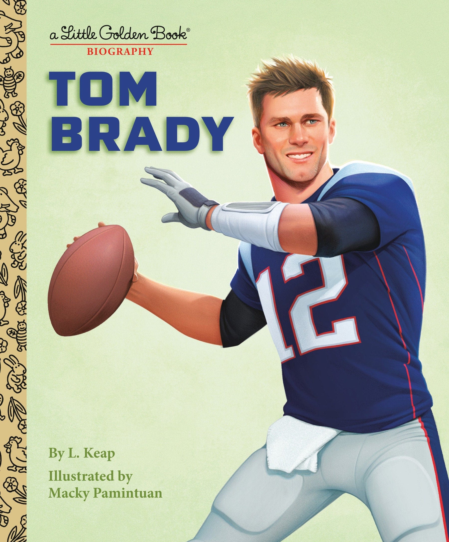 Random House Children's Books Graphic Novel Tom Brady: A Little Golden Book Biography Hardcover 9780593652152 PRH-9780593652152