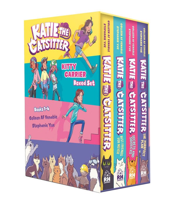 RANDOM HOUSE GRAPHIC Graphic Novel Katie the Catsitter: Kitty Carrier Box Set (Books 1-4) 9798217032198 PRH-9798217032198