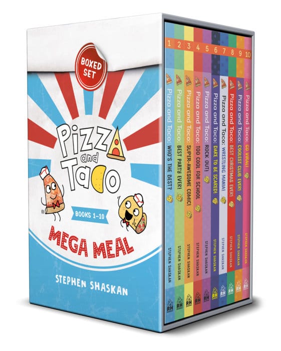 Random House Graphic Graphic Novel > Kids Pizza and Taco Mega Meal Boxed Set (Books 1-10) [Release Date: 10/21/2026] 9798217231423 PRH-9798217231423