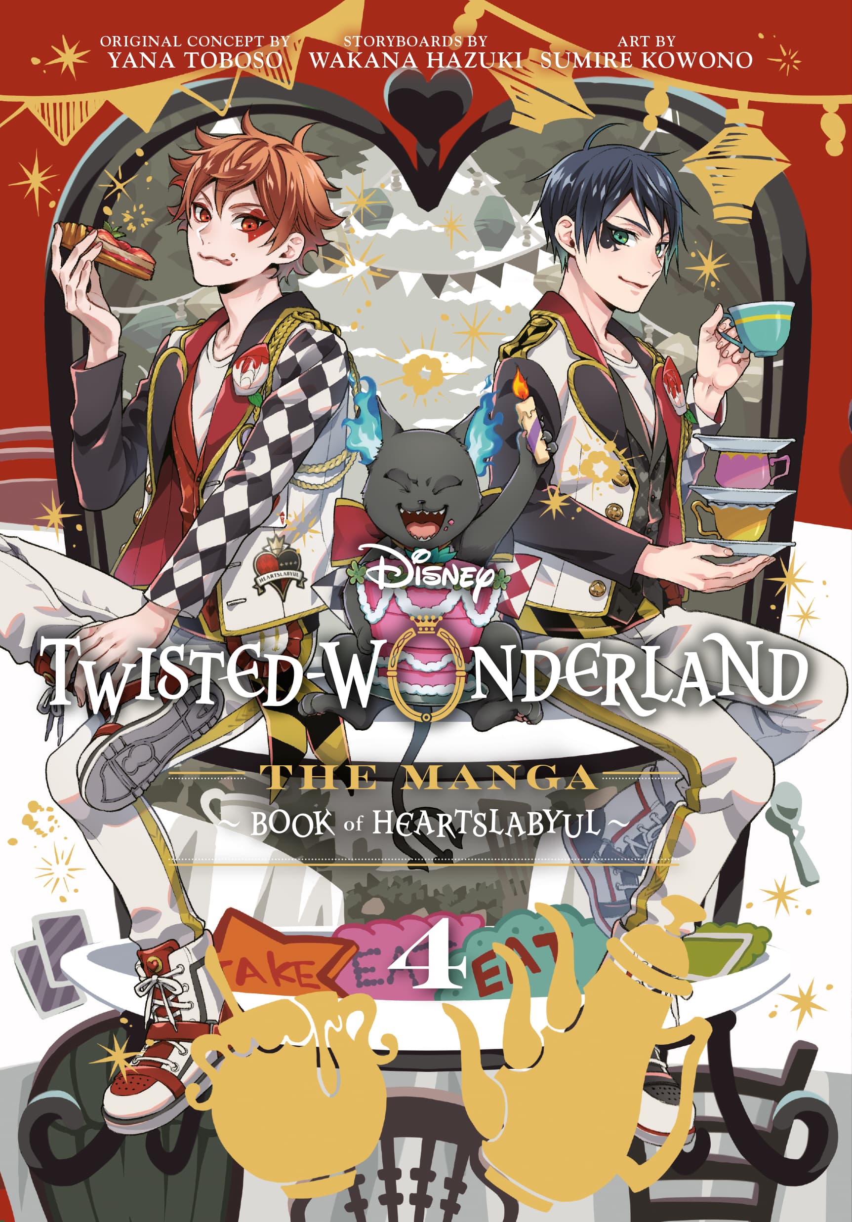 Random House Worlds Graphic Novel Twisted-Wonderland: Book of Heartslabyul (The Manga), Vol. 4 9798217374823 PRH-9798217374823
