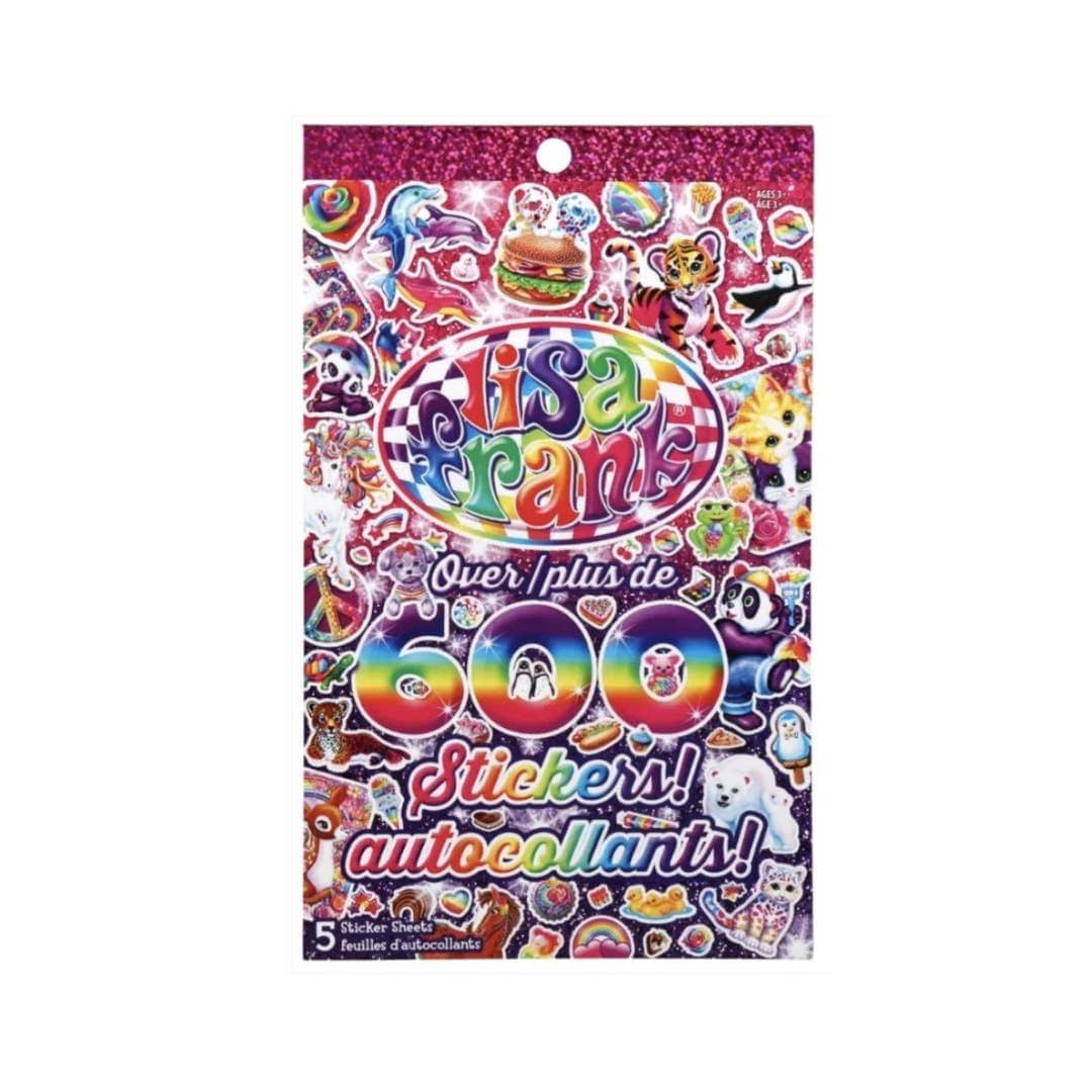 Ratbone Skinny + The Oddball Club Decor > Stickers Lisa Frank Sticker Book (600 CT) 639277577566