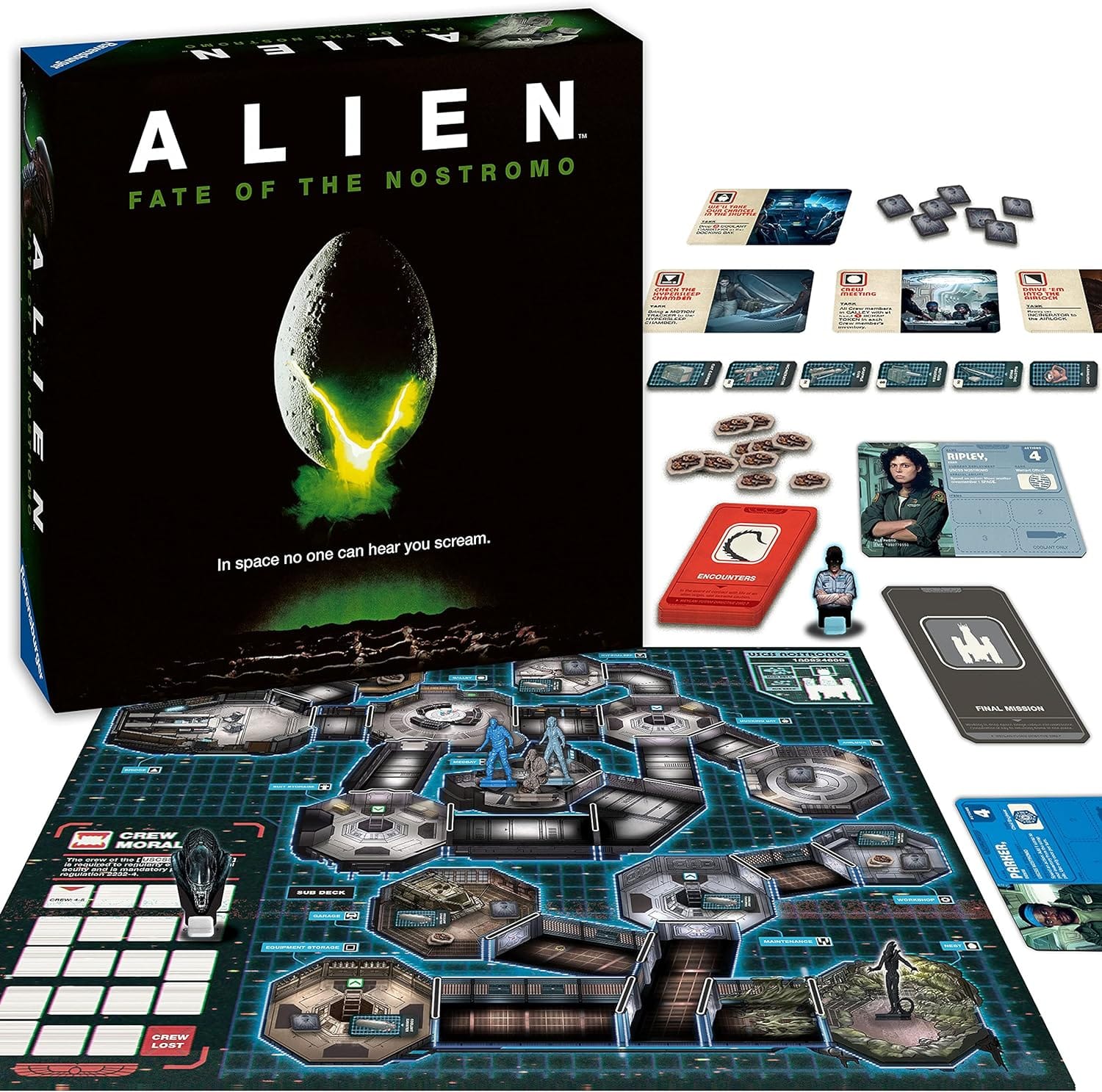 Ravensburger Board Games > Large Box Games Alien: Fate of the Nostromo 810558019320 RVN 60001932