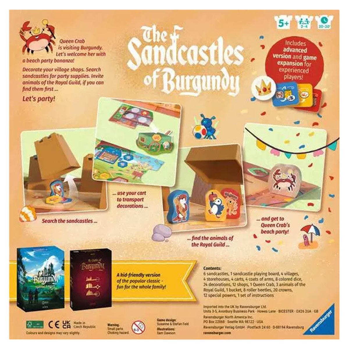 Ravensburger Board Games Sandcastles of Burgundy 4005556247172 RVB24717