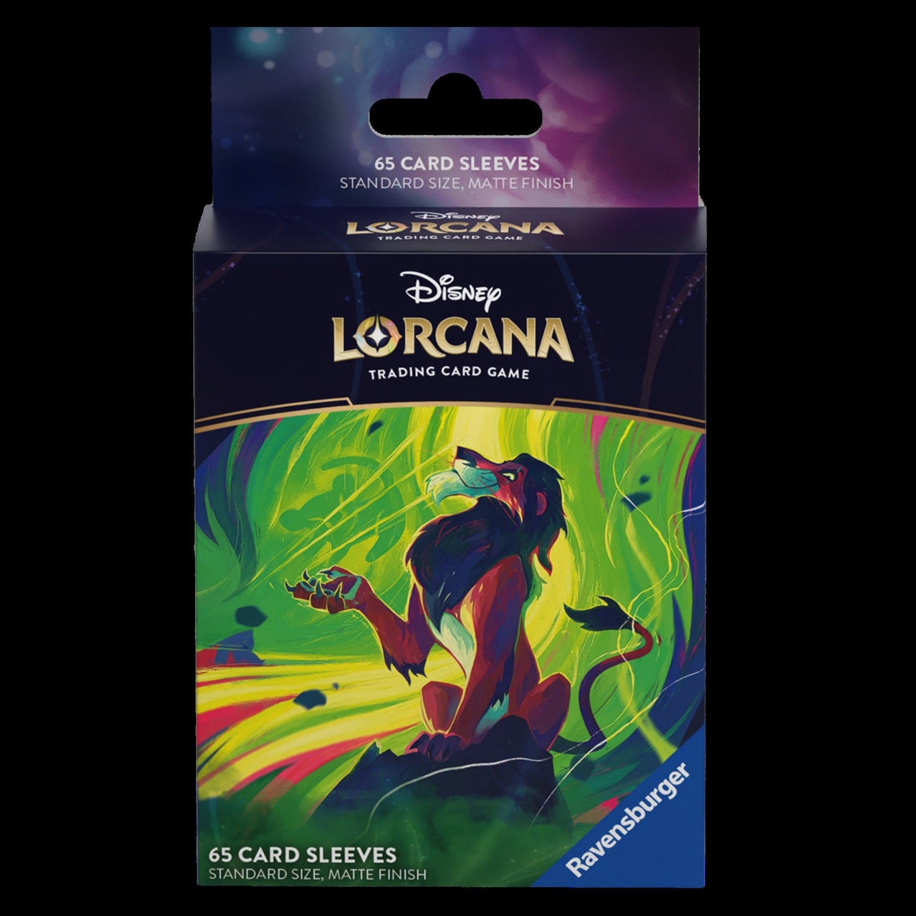 Disney Lorcana TCG: Azurite Sea - Card Sleeves, Scar Disney Lorcana TCG: Azurite Sea - Card Sleeves, Scar