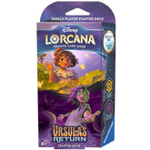 Ravensburger Trading Card Games > Disney Lorcana Amber / Amethyst Disney Lorcana: Ursula's Return Starter Deck 68180220 RAV8328