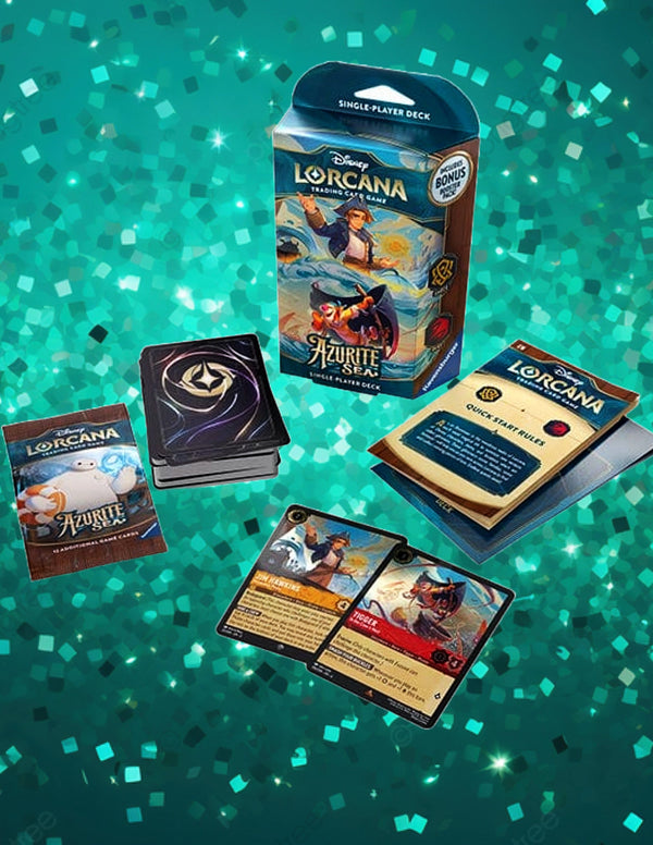 Disney Lorcana Azurite Sea Emerald & Sapphire Starter Deck