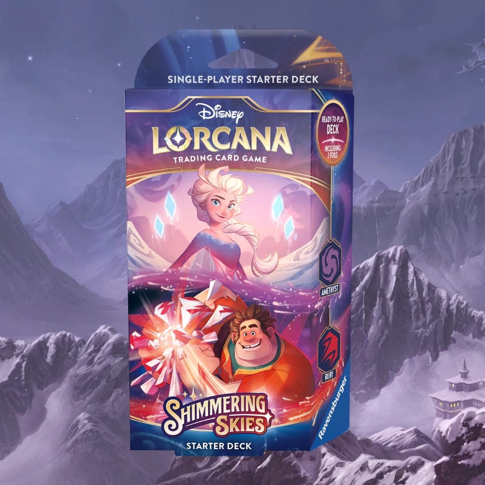Disney Lorcana Starter Deck Shimmering Skies Emerald & Steel Disney Lorcana Starter Deck Shimmering Skies Emerald & Steel