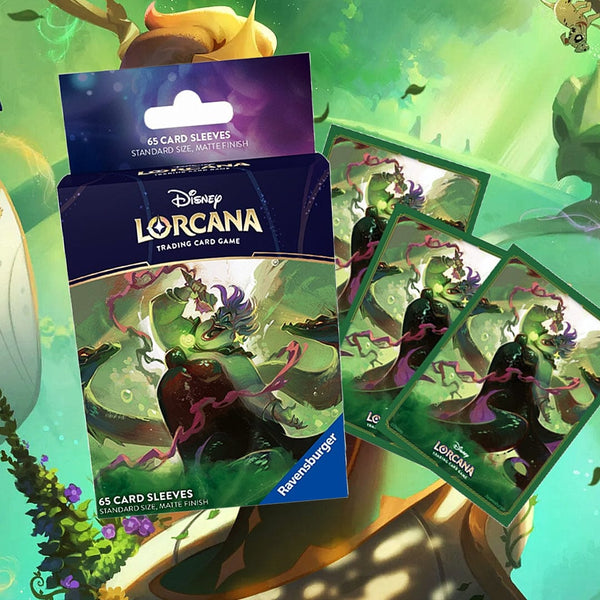 ursula card sleeves Sleeves: Disney Lorcana- Archazia's Island- (65ct) Whether they are for Pokemon TCG Ultra Rare Colors:Cherry set collection