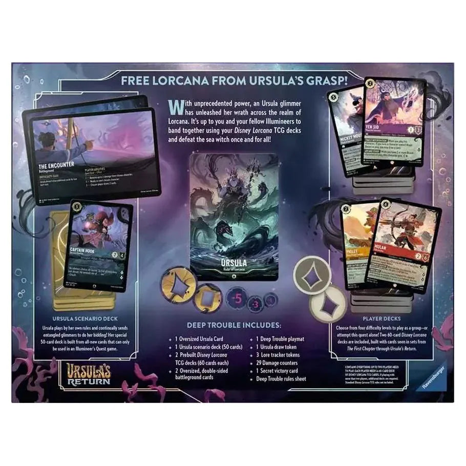 Ravensburger Trading Card Games > Disney Lorcana Disney Lorcana: Illumineer’s Quest: Deep Trouble 4050368983565 RAV8356