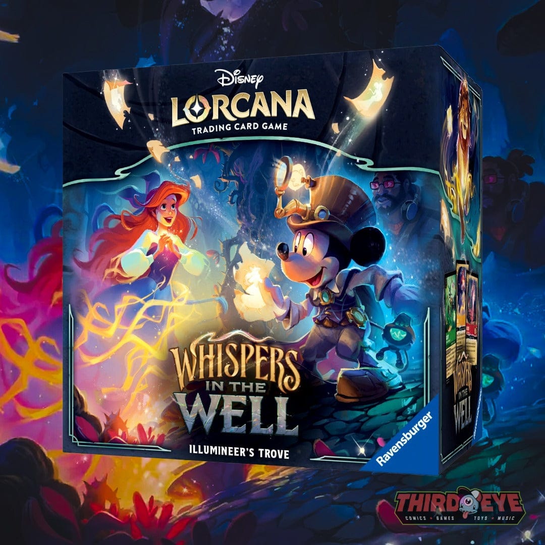 Ravensburger Trading Card Games > Disney Lorcana Disney Lorcana: Set 10: Whispers in the Well Illumineer's Trove Pack 4050368987860 RVB11098786
