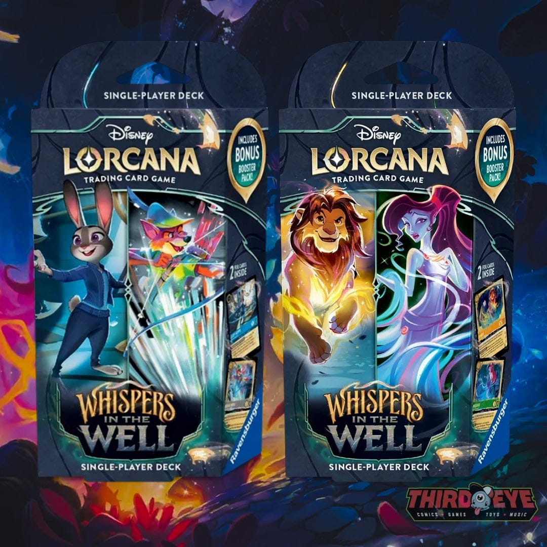 Ravensburger Trading Card Games > Disney Lorcana Disney Lorcana: Set 10: Whispers in the Well Starter Deck